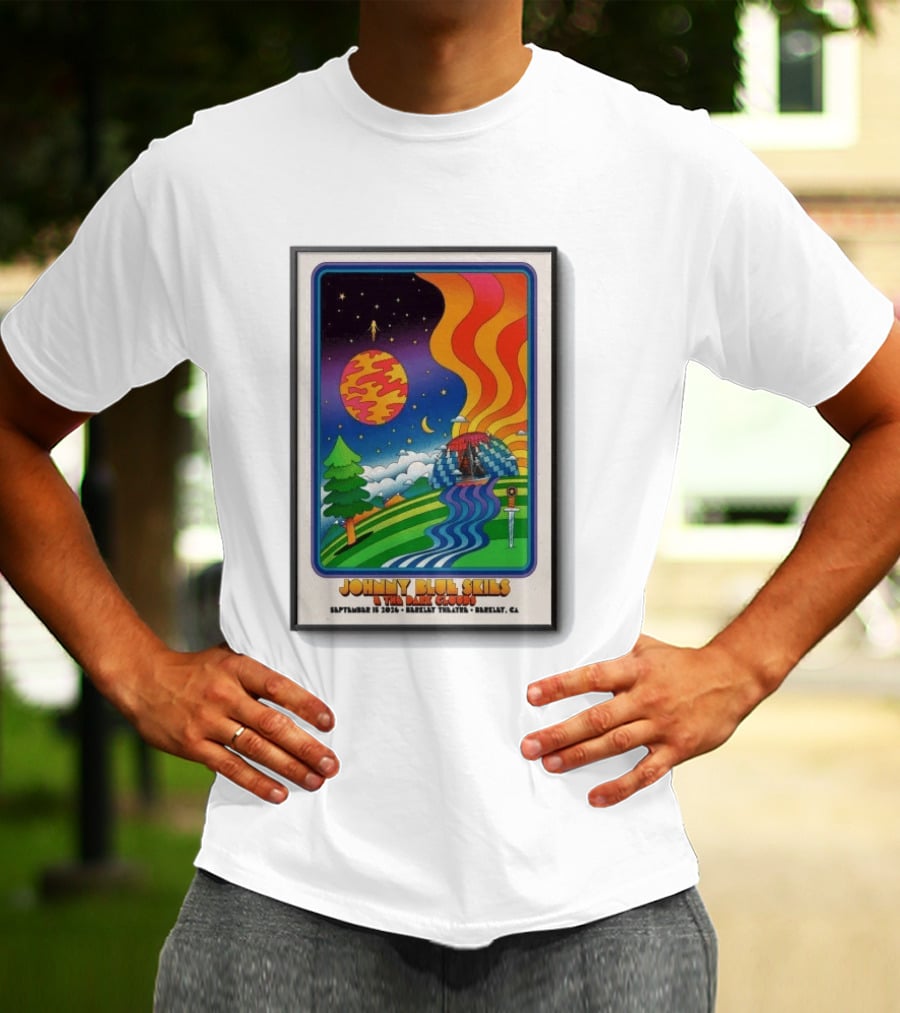 Johnny Blue Skies And The Dark Clouds Berkeley Theatre September 15 2026 Berkeley CA T-Shirt