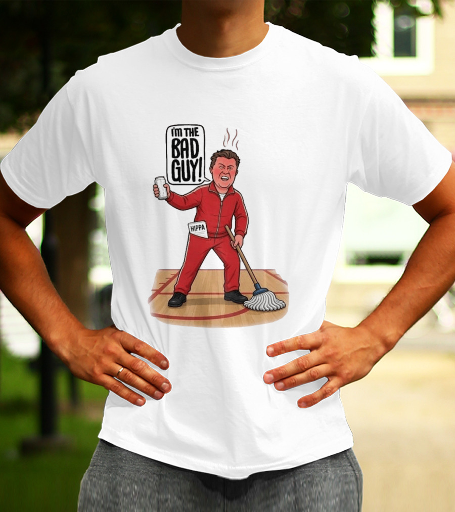 I'm The Bad Guy Rico Bosco Red Tracksuit HIPPA Janitor T-Shirt