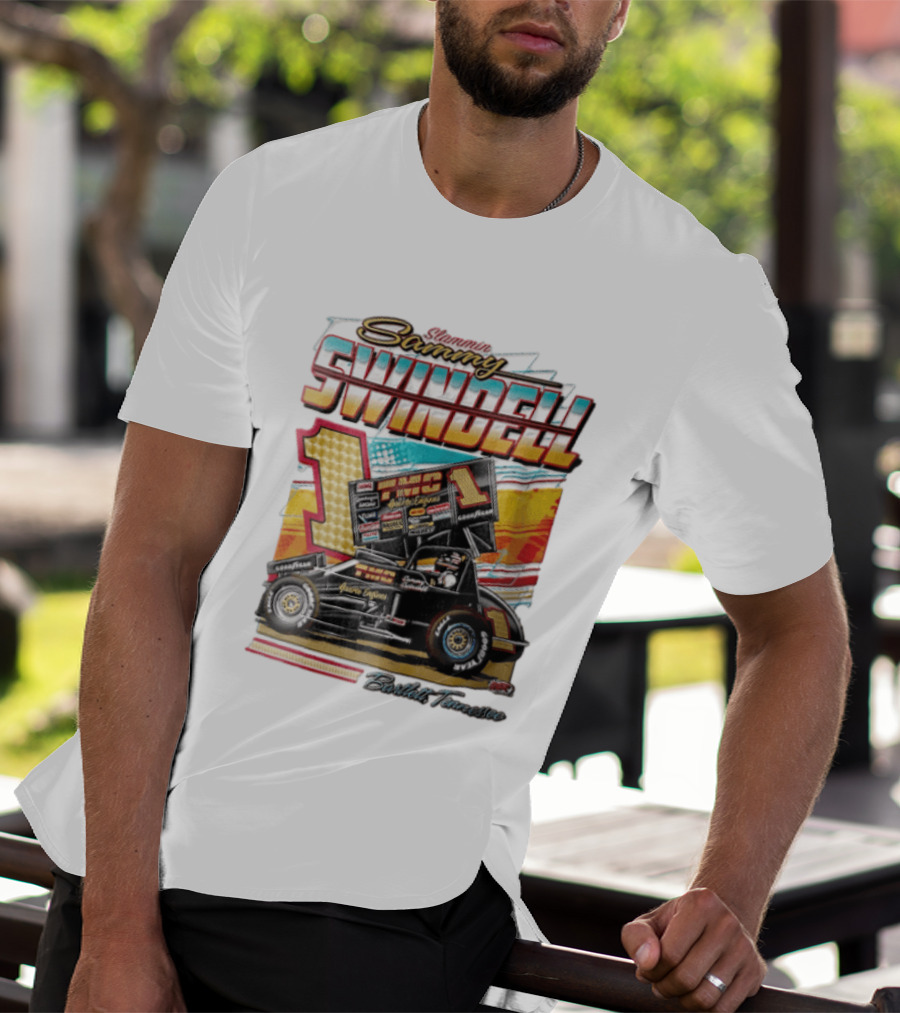 Slammin Sammy Swindell Number 1 Sprint Car Bartlett Tennessee Racing T-Shirt