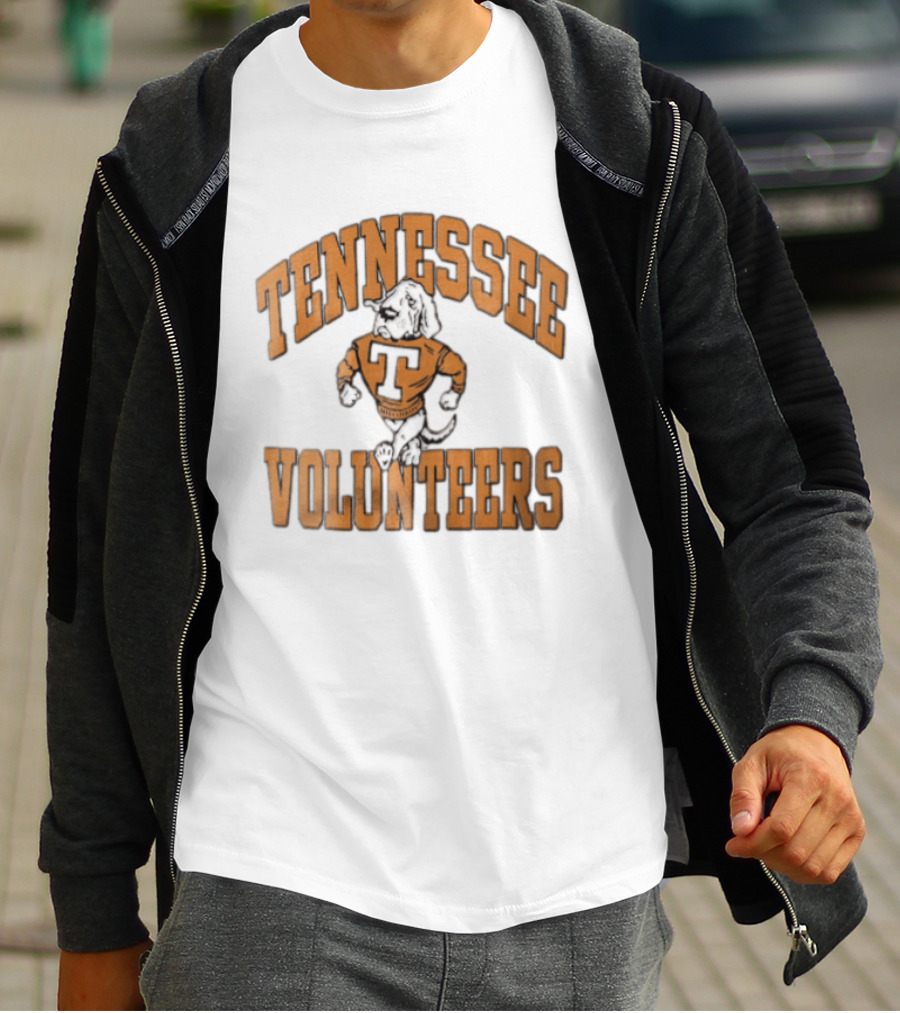Tennessee Volunteers NCAA Cartoon Hound Dog T-Shirt