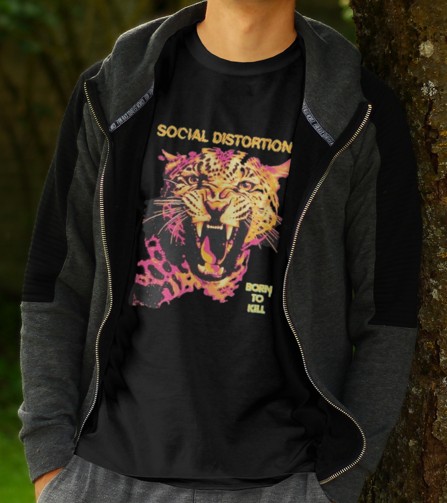 Social Distortion Born To Kill Leopard 2026 T-Shirt