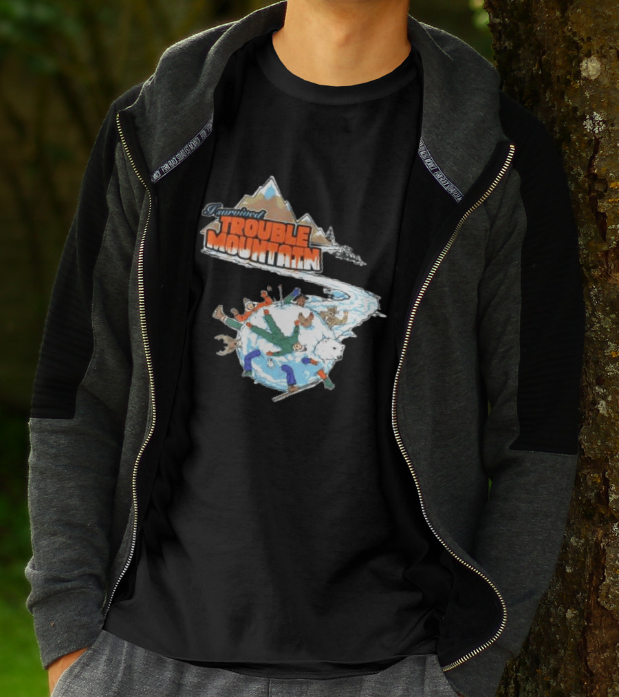 Aesop Rock X Blockhead I Survived Trouble Mountain T-Shirt