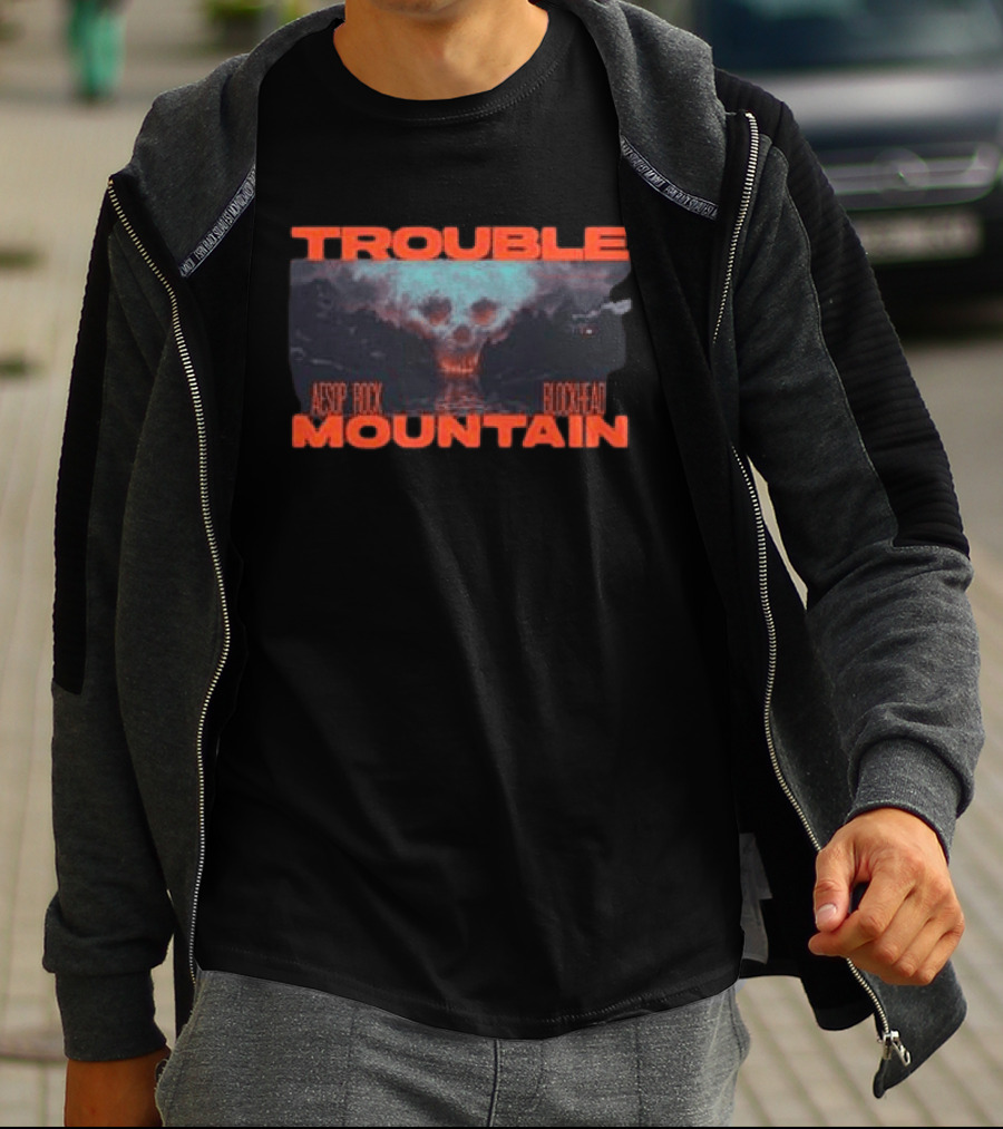 Aesop Rock Blockhead Trouble Mountain Thriller T-Shirt
