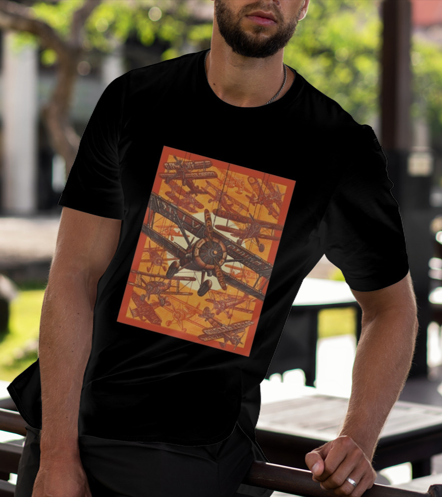 Billy Strings Fall 2026 Luke Martin Denver CO Airplane T-Shirt