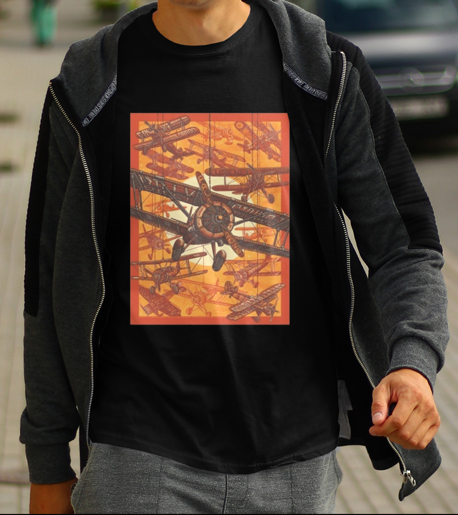 Billy Strings Fall 2026 Luke Martin Denver CO Airplane T-Shirt