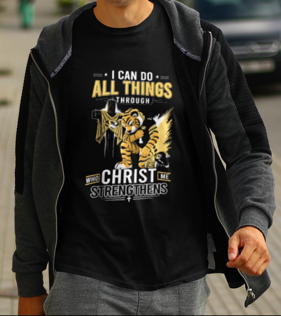 I Can Do All Things Through Christ Who Strengthens Me Mizzou Tiger T-Shirt