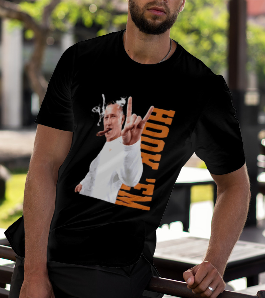 Coach Steve Sarkisian Hock 'Em Gesture Football Spirit T-Shirt