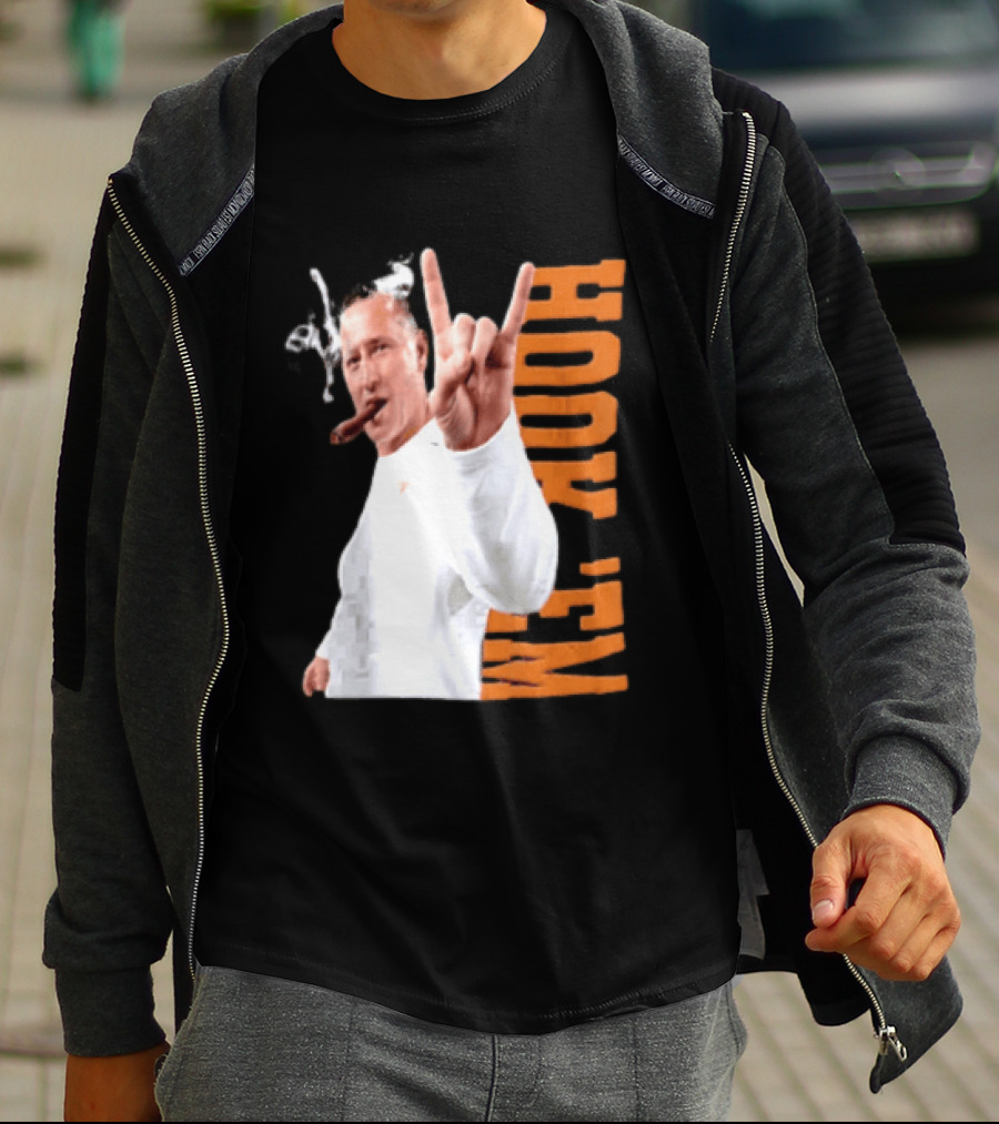 Coach Steve Sarkisian Hock 'Em Gesture Football Spirit T-Shirt