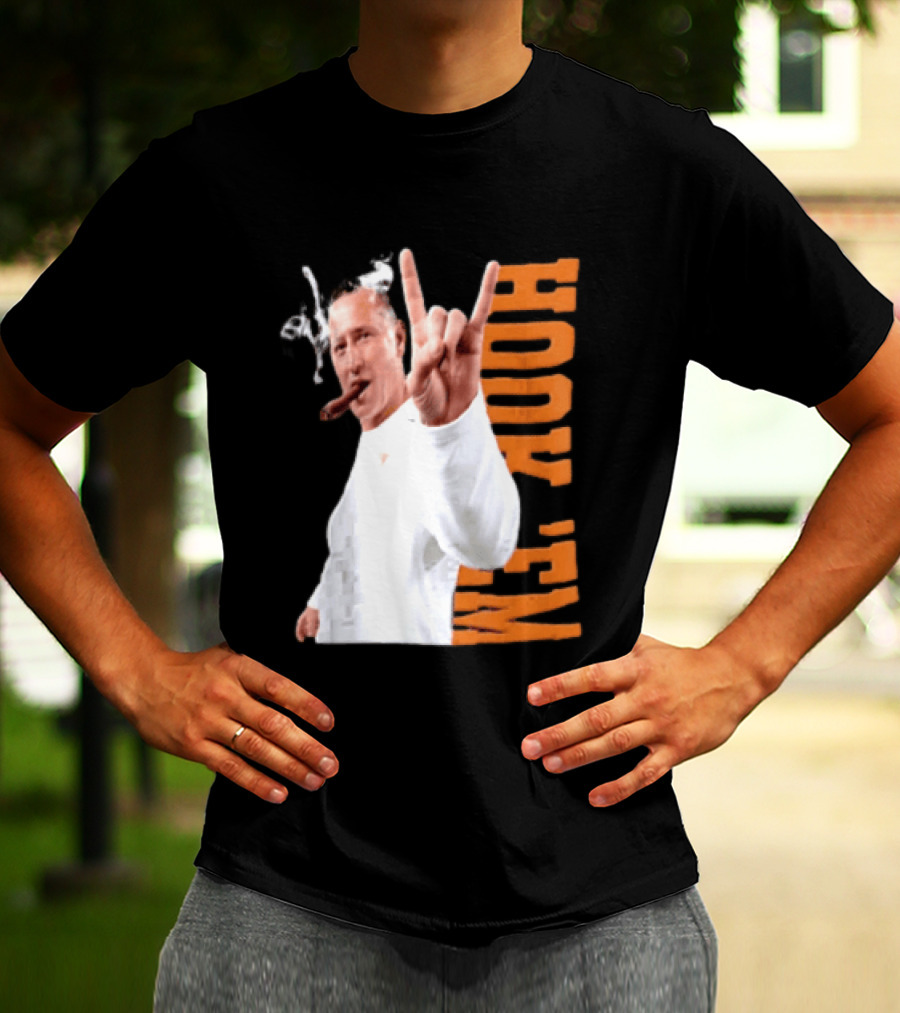 Coach Steve Sarkisian Hock 'Em Gesture Football Spirit T-Shirt