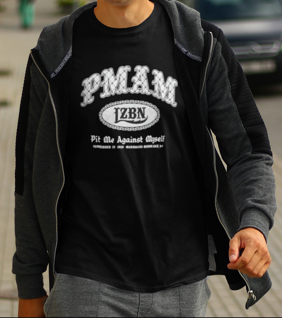 PMAM LZBN Pit Me Against Myself September 23 2026 Makuhari Messe Hall 4 5 Chain Oval Frame Monogram T-Shirt