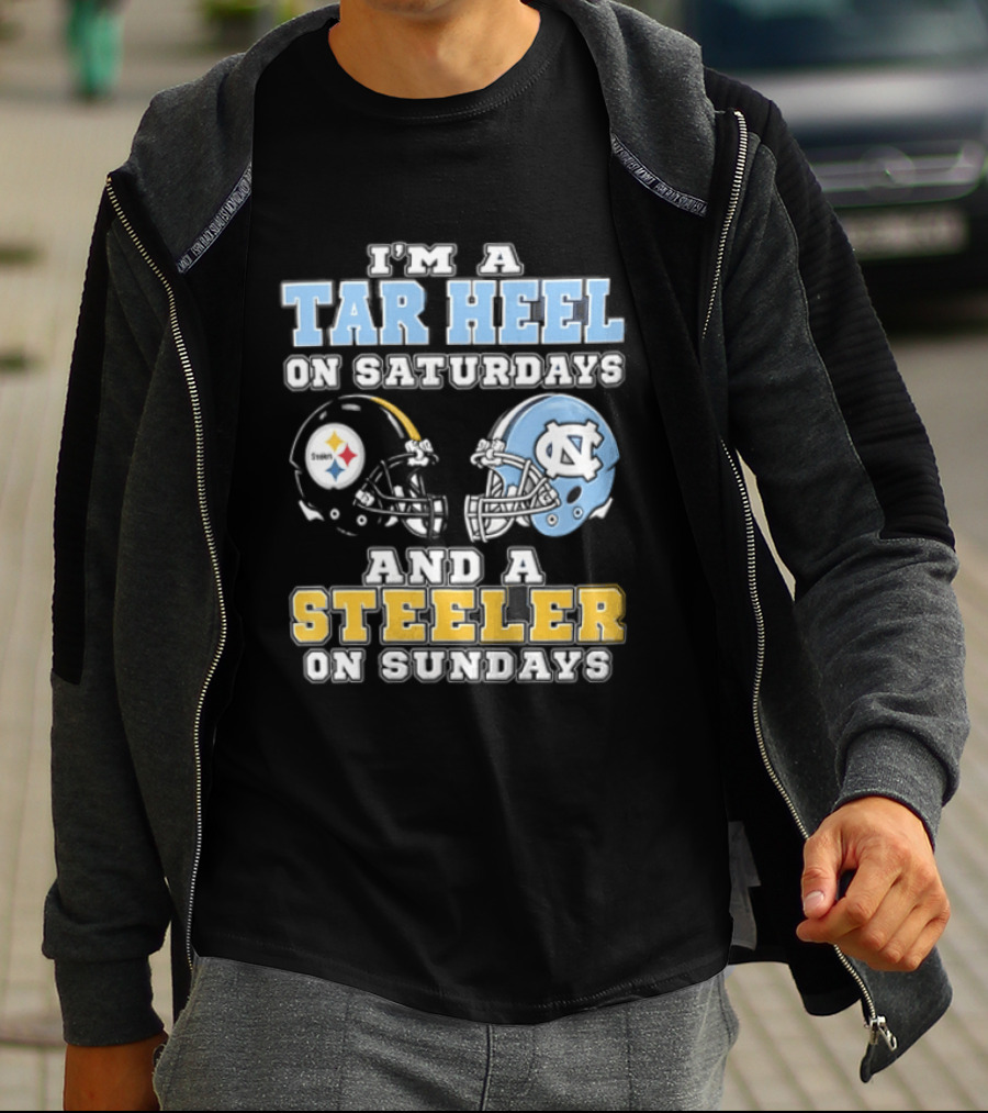 Pitt Panther On Saturdays And Steeler On Sundays Football Team Spirit T-Shirt