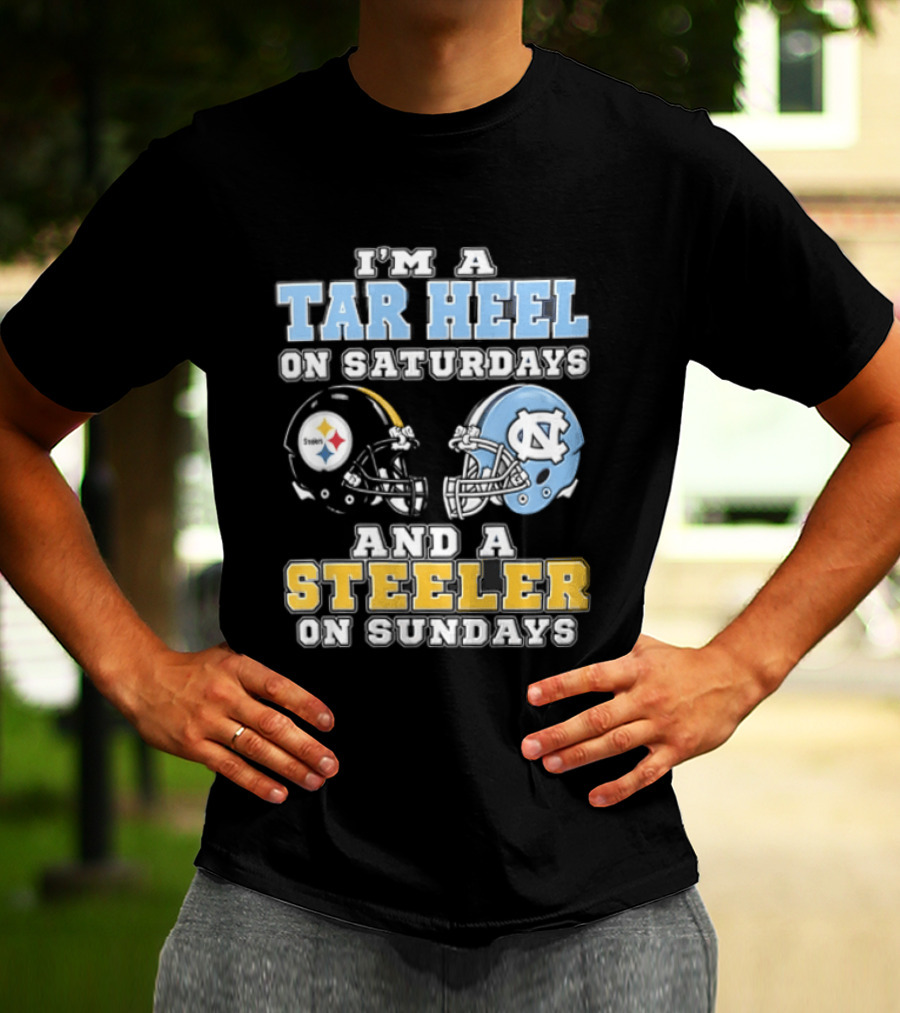 Pitt Panther On Saturdays And Steeler On Sundays Football Team Spirit T-Shirt
