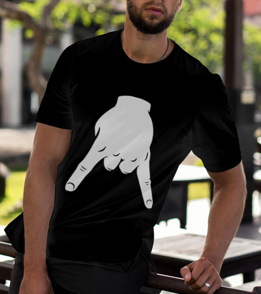 Horns Down Hand Gesture Texas Rivalry Sports Fan T-Shirt