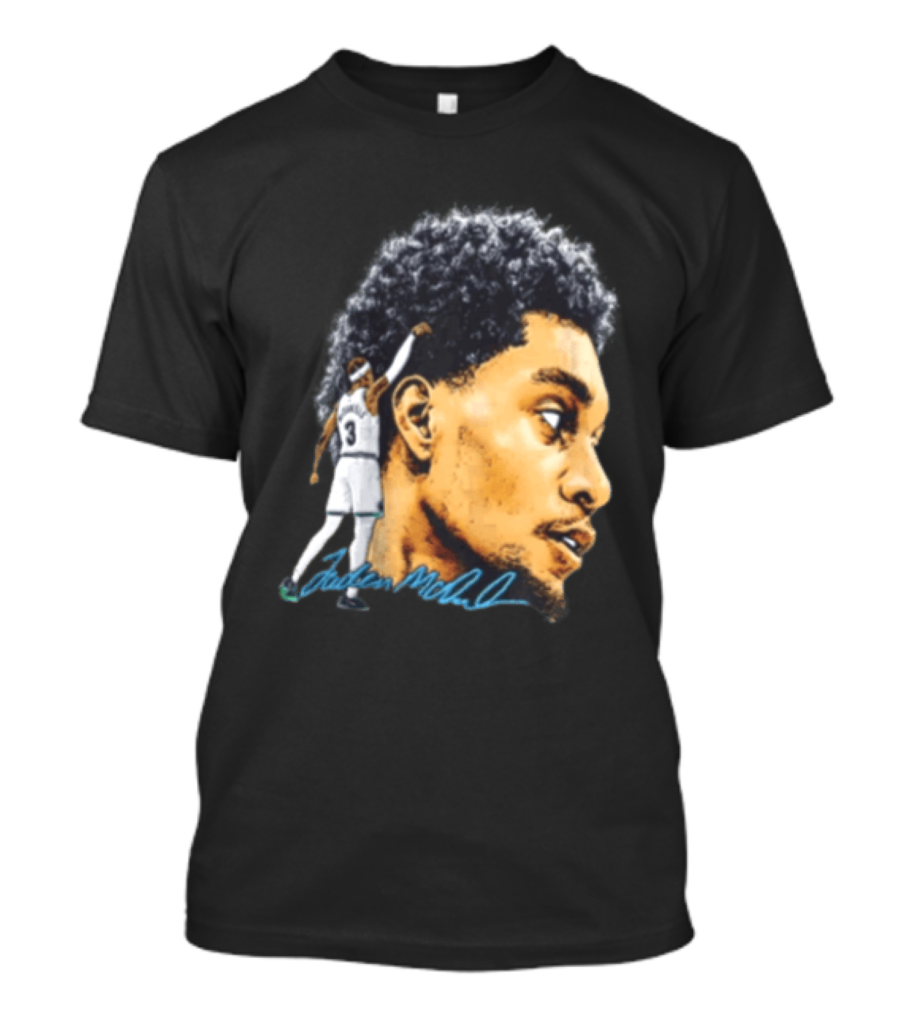 Jaden McDaniels Minnesota Timberwolves Signature T-Shirt