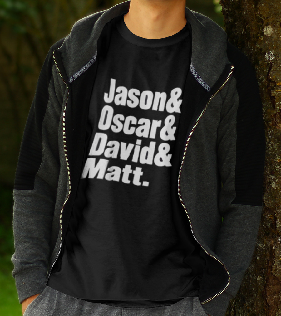 Jason Oscar David Matt Names List T-Shirt