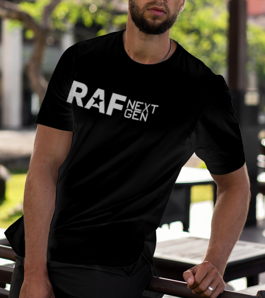 Raf Next Gen Star Inside Letter A Block Lettering T-Shirt
