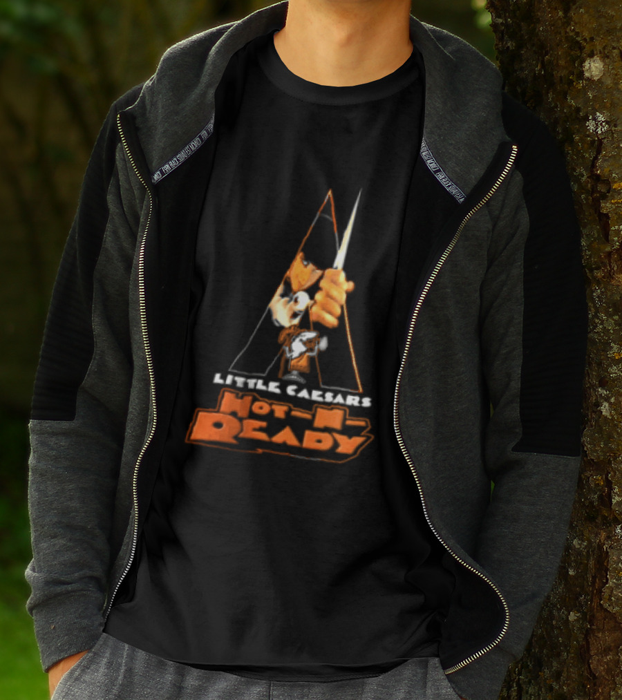 Little Caesars Hot N Ready A Work Orange Pizza Fusion T-Shirt