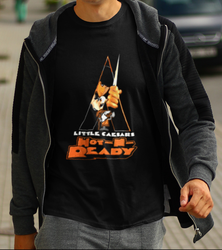 Little Caesars Hot N Ready A Work Orange Pizza Fusion T-Shirt