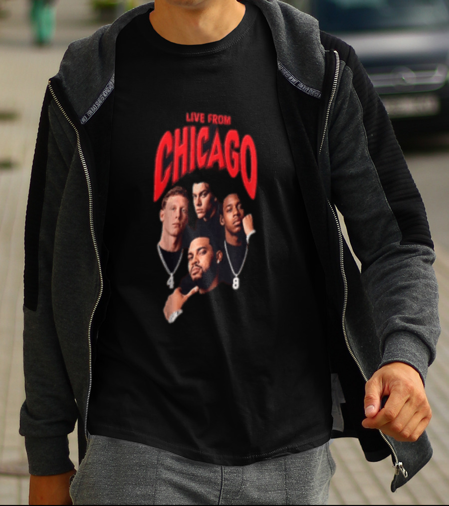 Live From Chicago Basketball Stars T-Shirt
