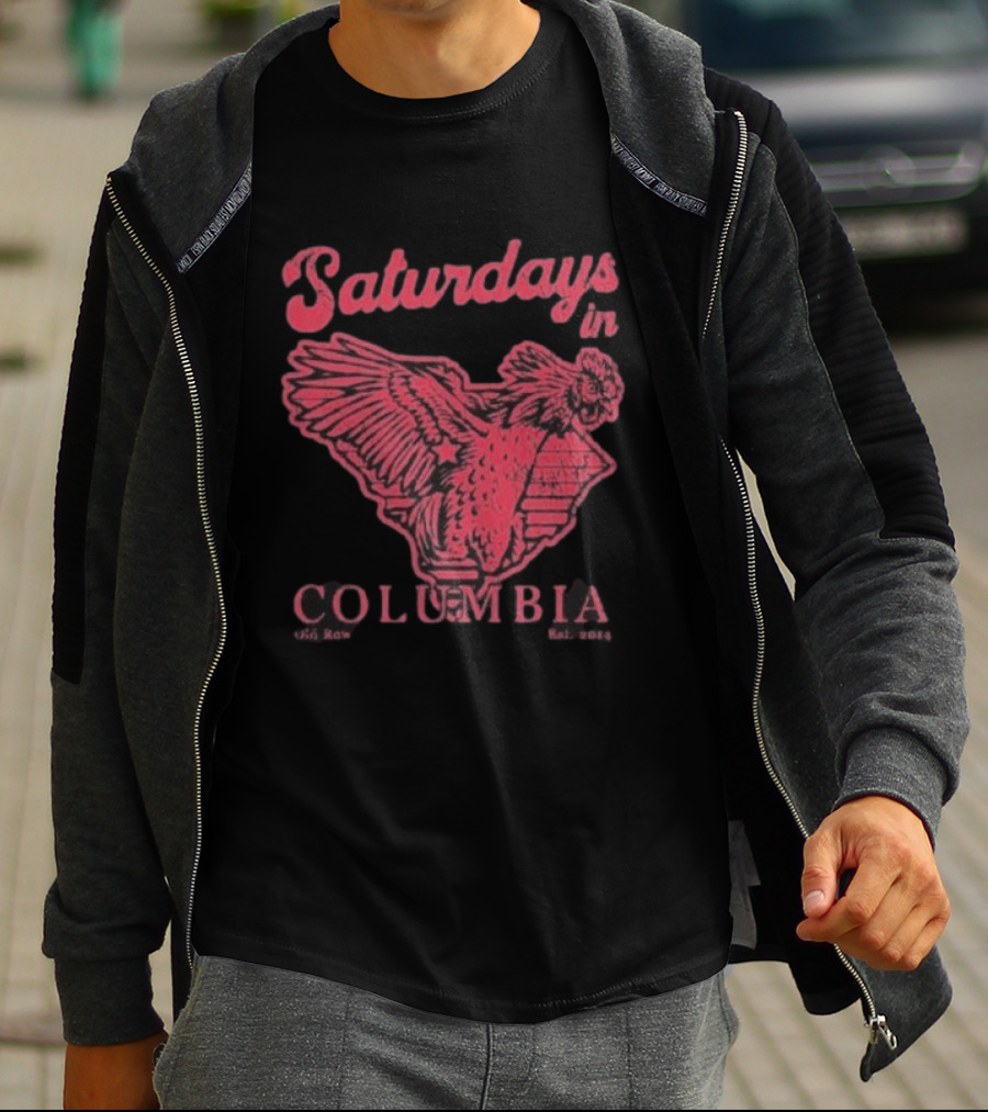 Saturdays In Columbia South Carolina Gamecocks T-Shirt