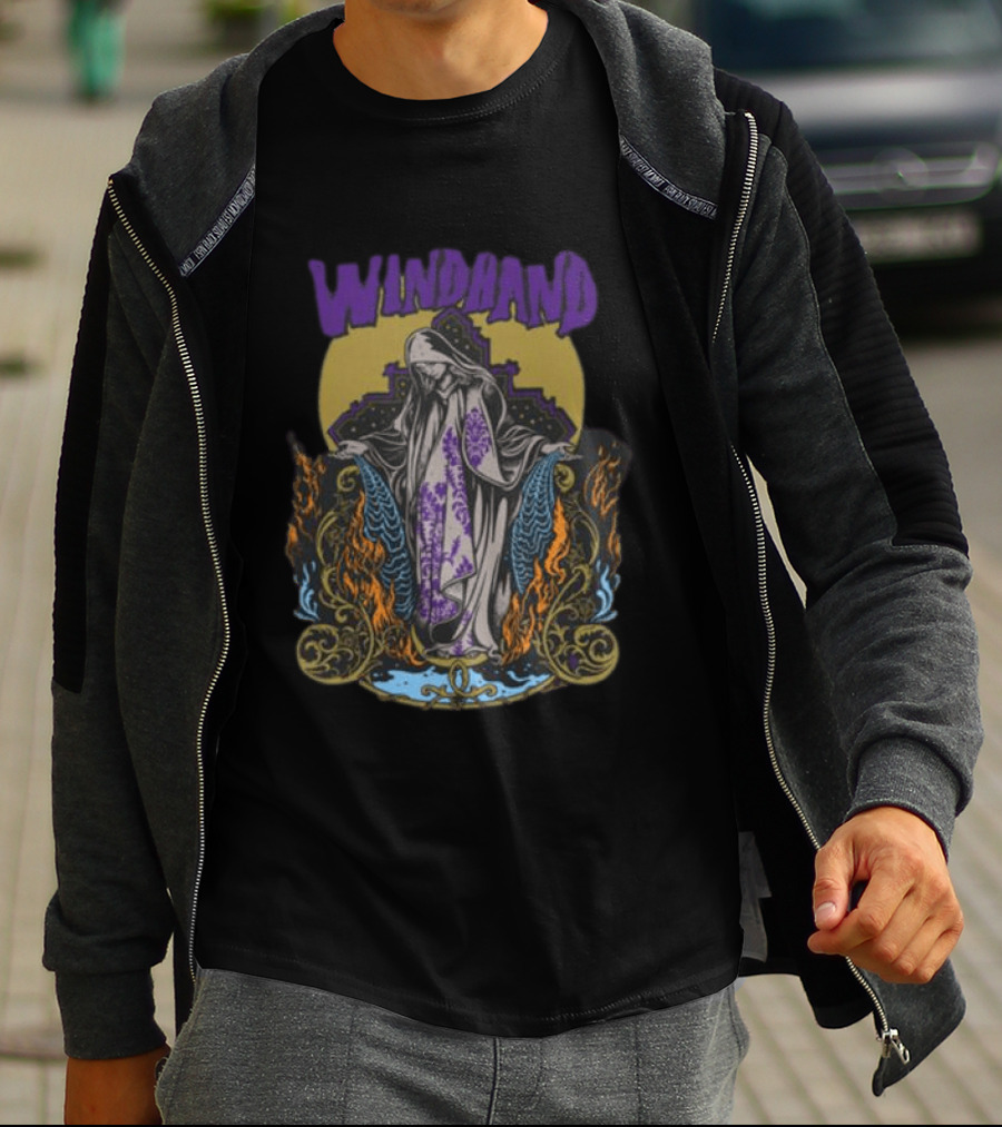 Windhand La Llorona Gothic Artwork Flame T-Shirt