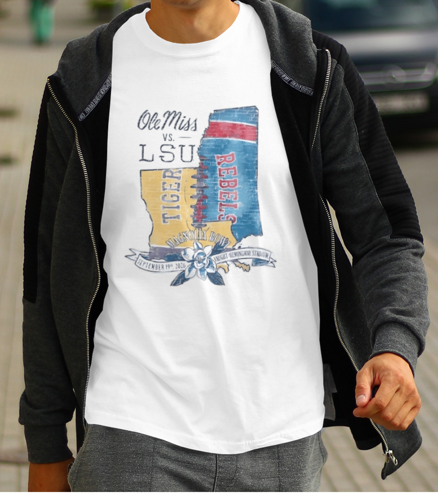 Ole Miss Vs LSU Magnolia Bowl September 19 2026 Vaught Hemingway Stadium T-Shirt