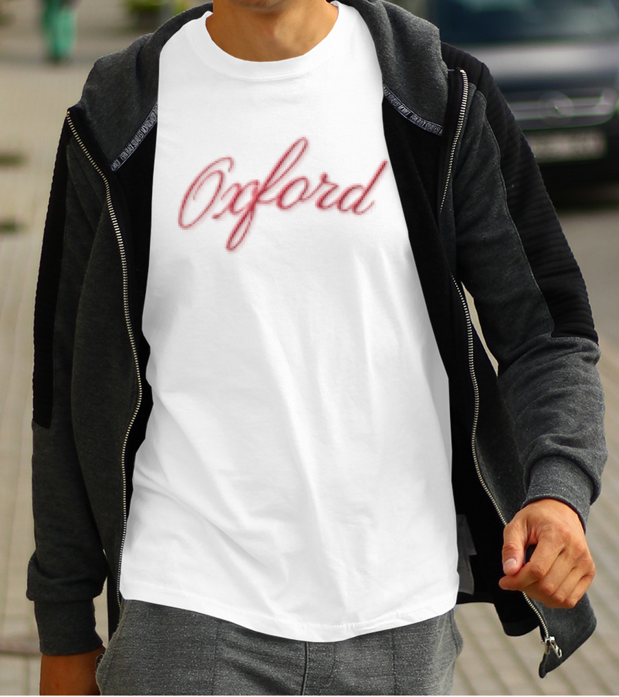 Oxford Red Calligraphy Mississippi State Fan T-Shirt