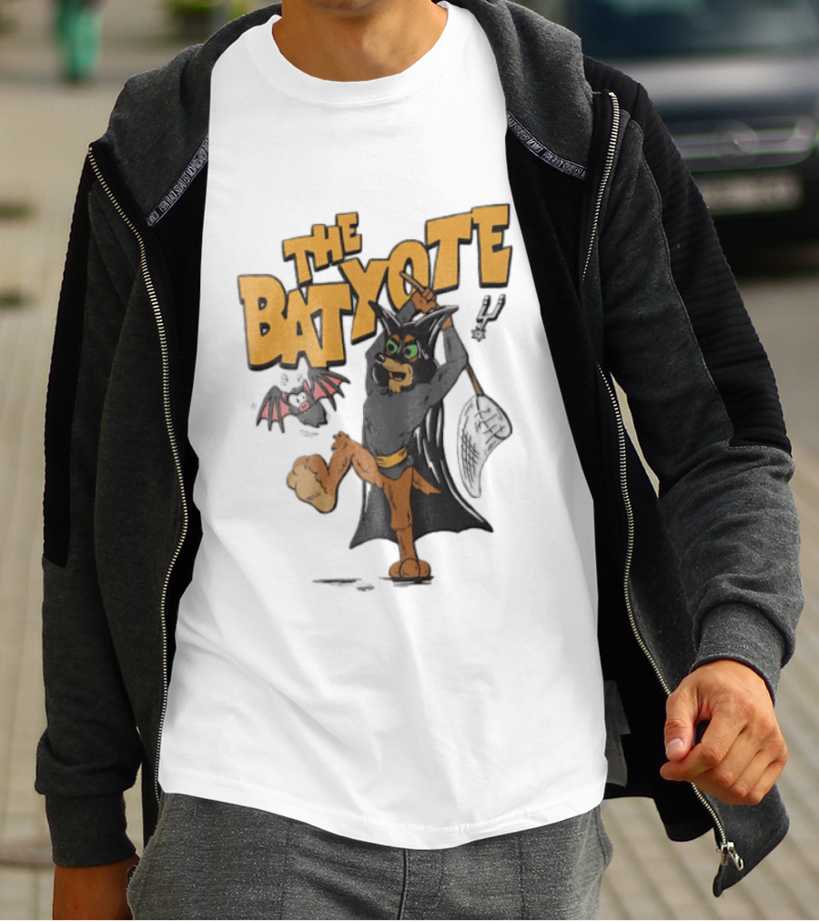 The Bat Yote Coyote Butterfly Net Creature Cartoon San Antonio Spurs NBA T-Shirt