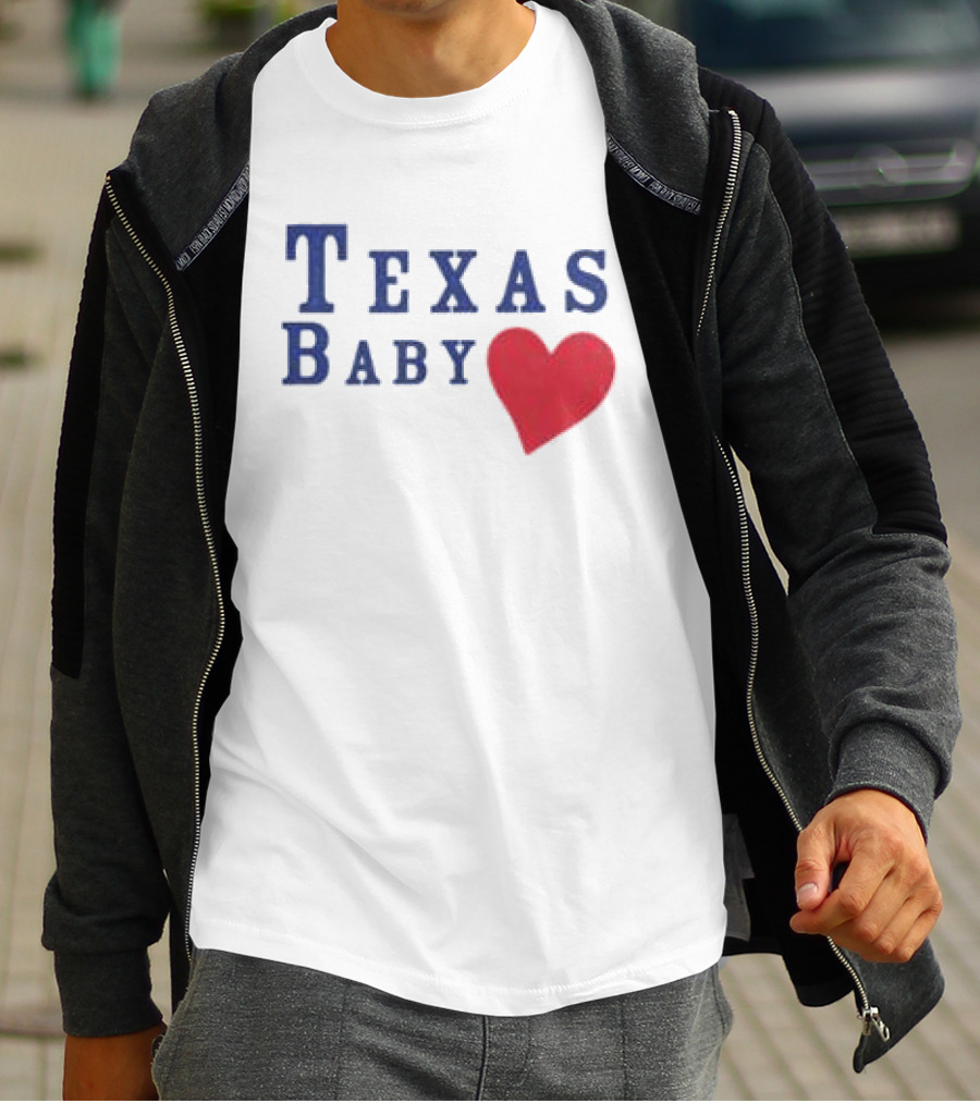 Susannah Joffe Store Texas Baby Heart Tank T-Shirt