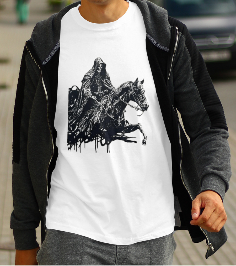 A7x World Store Total Surrender Grim Reaper Horseman T-Shirt