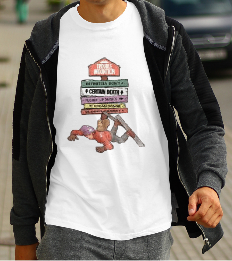 Aesop Rock X Blockhead Trouble Mountain Certain Death Orcan Donor T-Shirt
