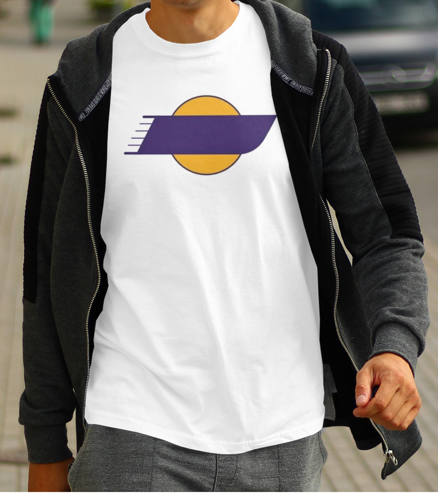 Ji Lee Underbranded Los Angeles Lakers Retro Sun T-Shirt