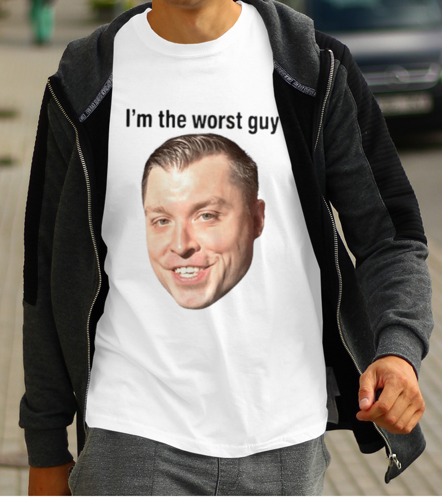 Jimmy Failla I'm The Worst Guy Big Head Face Meme T-Shirt