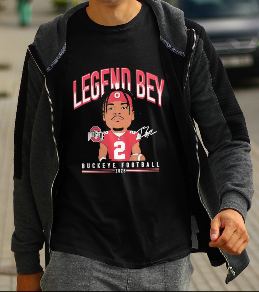 Legend Bey No 2 Ohio State Buckeye Football 2026 T-Shirt