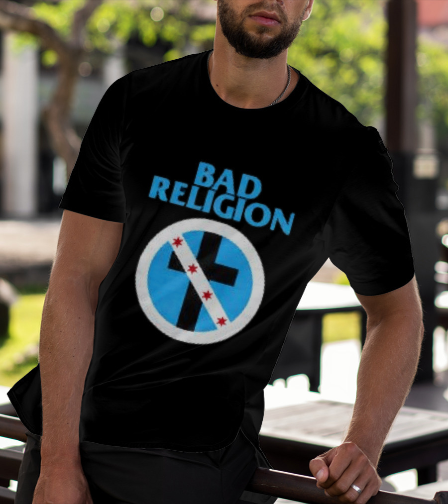 Bad Religion Store Riot Fest Chicago T-Shirt