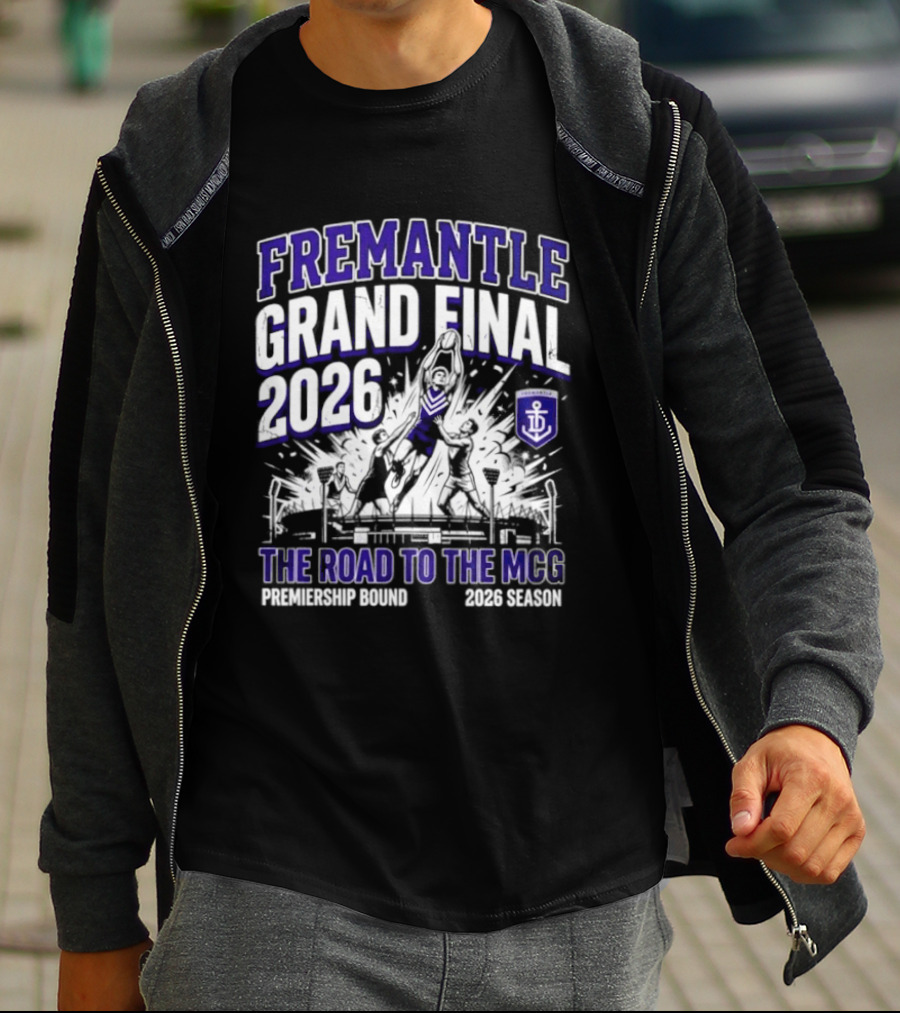 Fremantle Grand Final 2026 Road To The MCG AFL Dockers T-Shirt