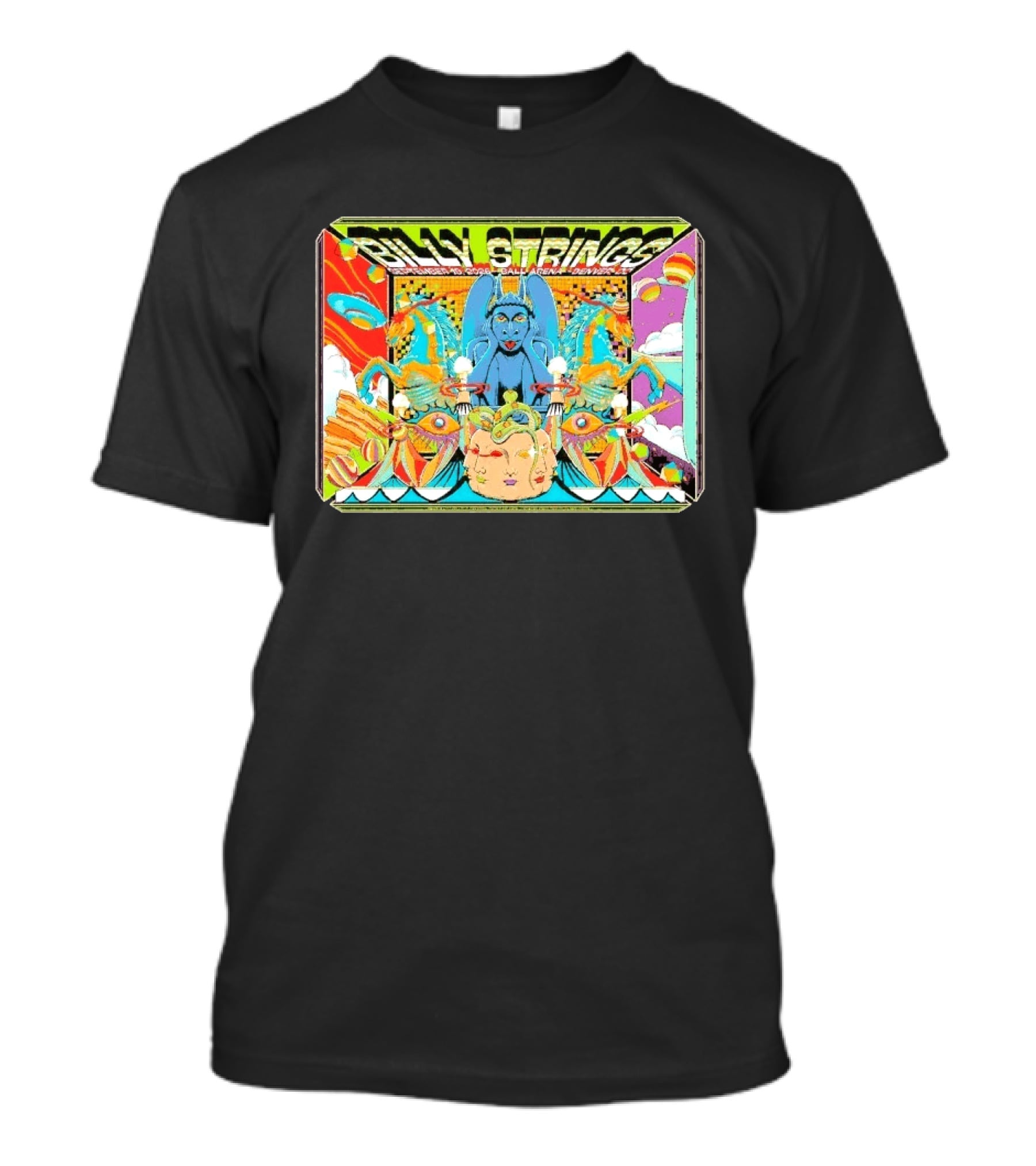 Billy Strings September 19 2026 Ball Arena Denver By Pedro Correa T-Shirt