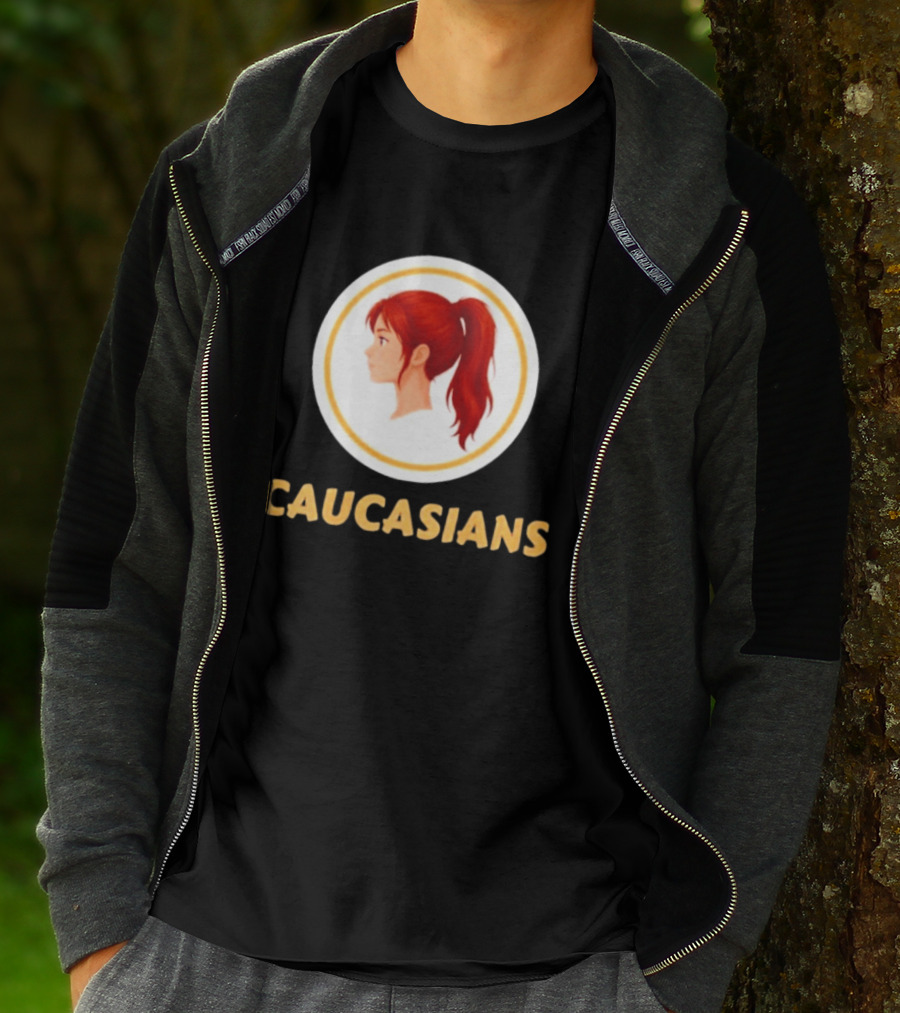 Caucasians Redhead Ponytail Profile T-Shirt