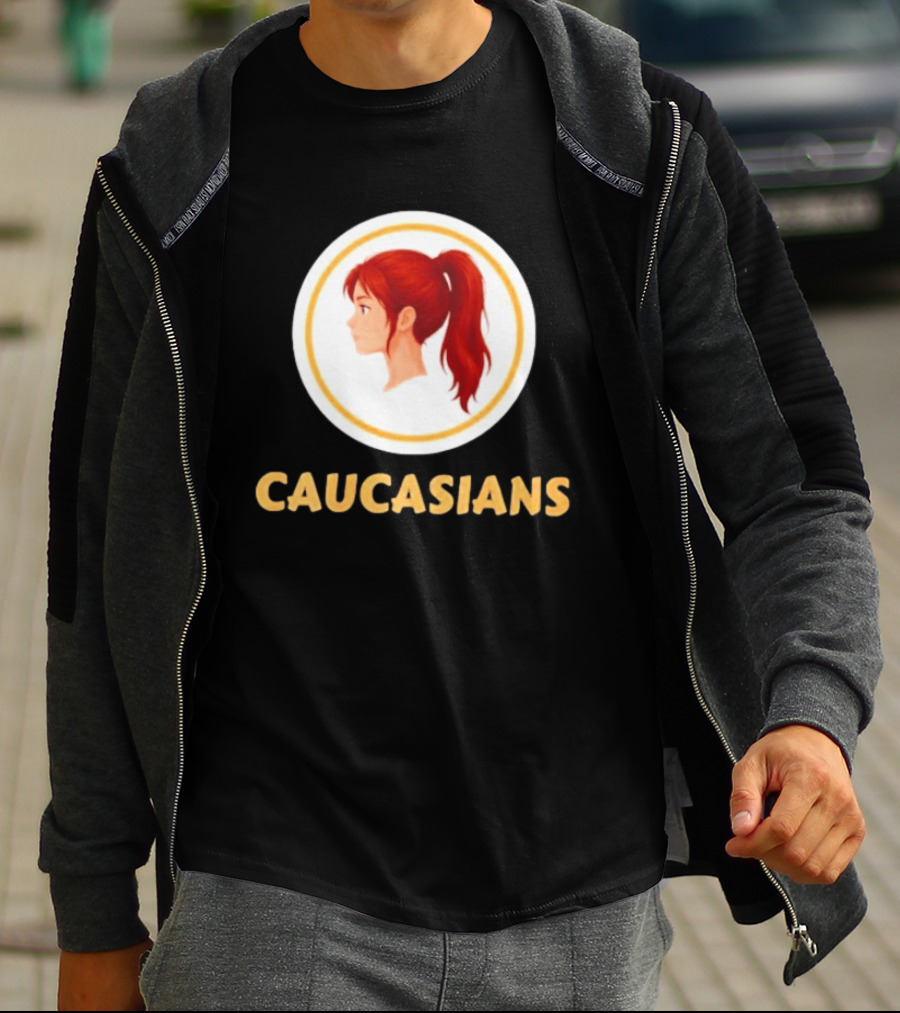 Caucasians Redhead Ponytail Profile T-Shirt