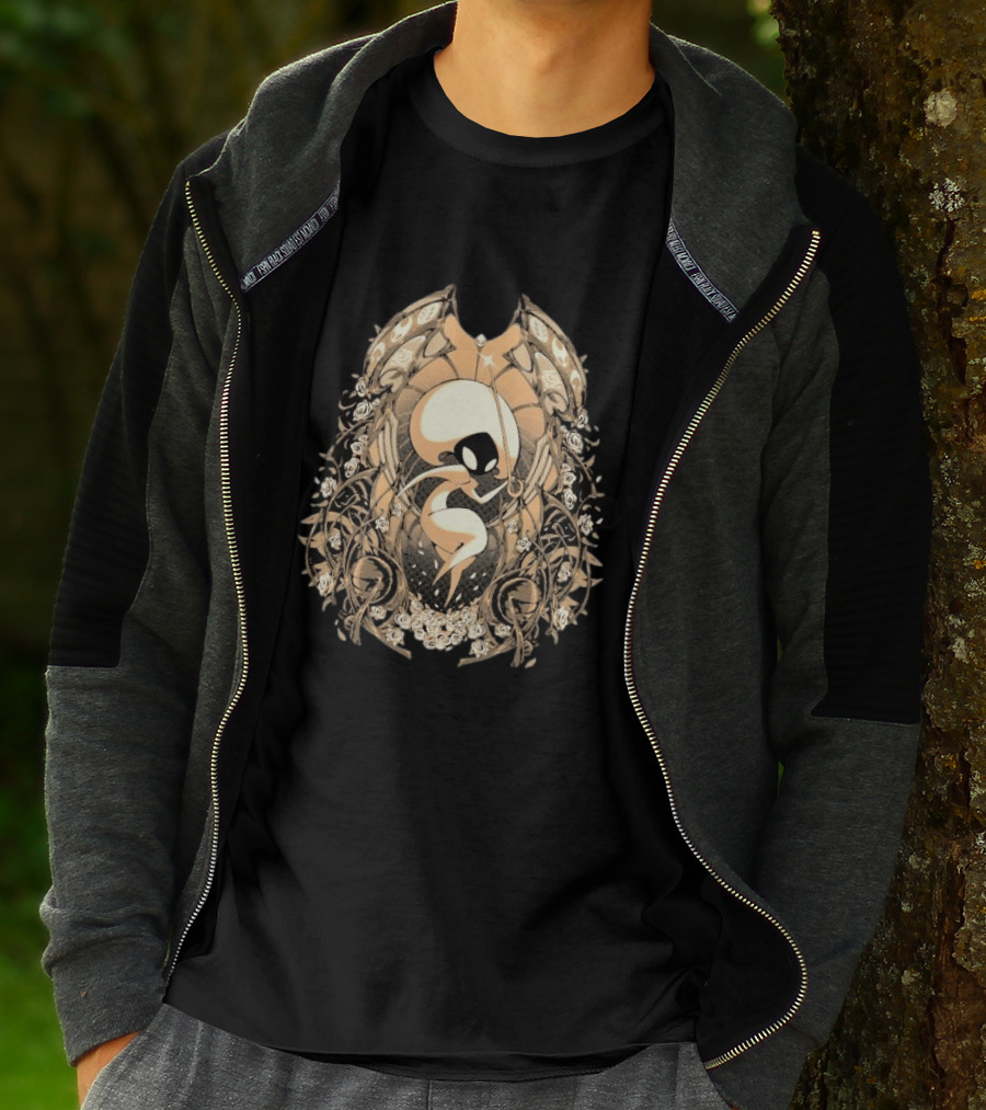 Hollow Knight Silksong Intrepid Pursuer Ornate T-Shirt