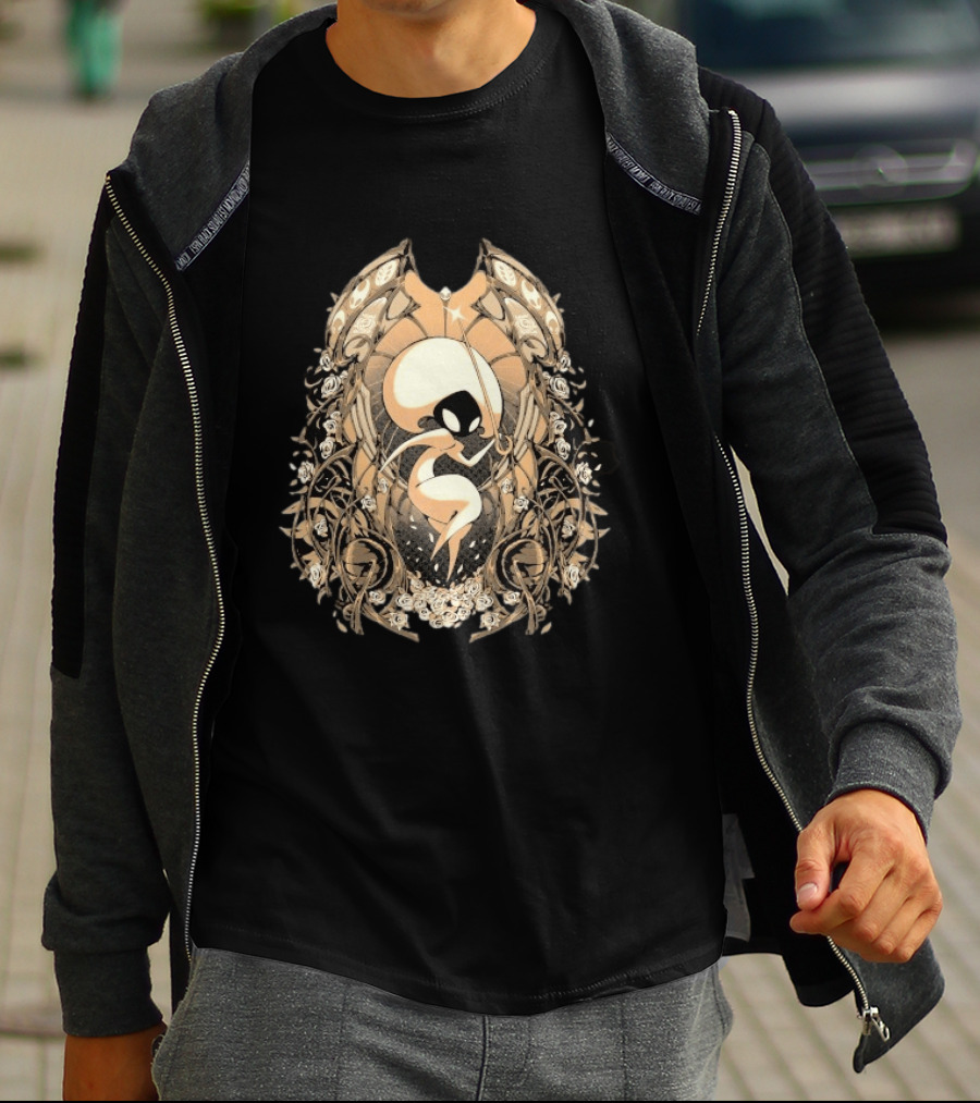 Hollow Knight Silksong Intrepid Pursuer Ornate T-Shirt