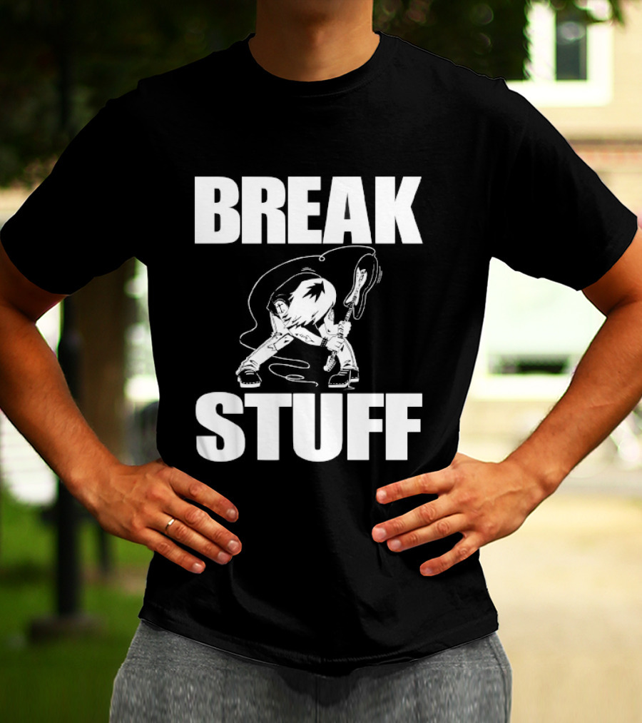 Limp Bizkit Break Stuff Illustration Iconic Band T-Shirt