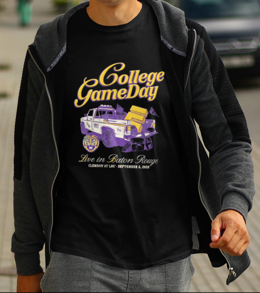 LSU Tigers College Gameday Live In Baton Rouge September 9 2023 Truck T-Shirt