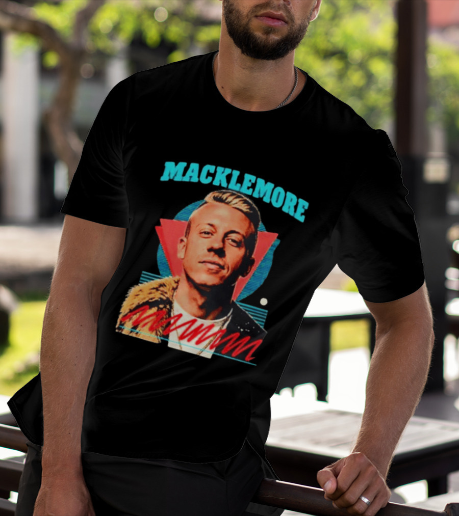 Macklemore Vintage Retro Style Collage T-Shirt