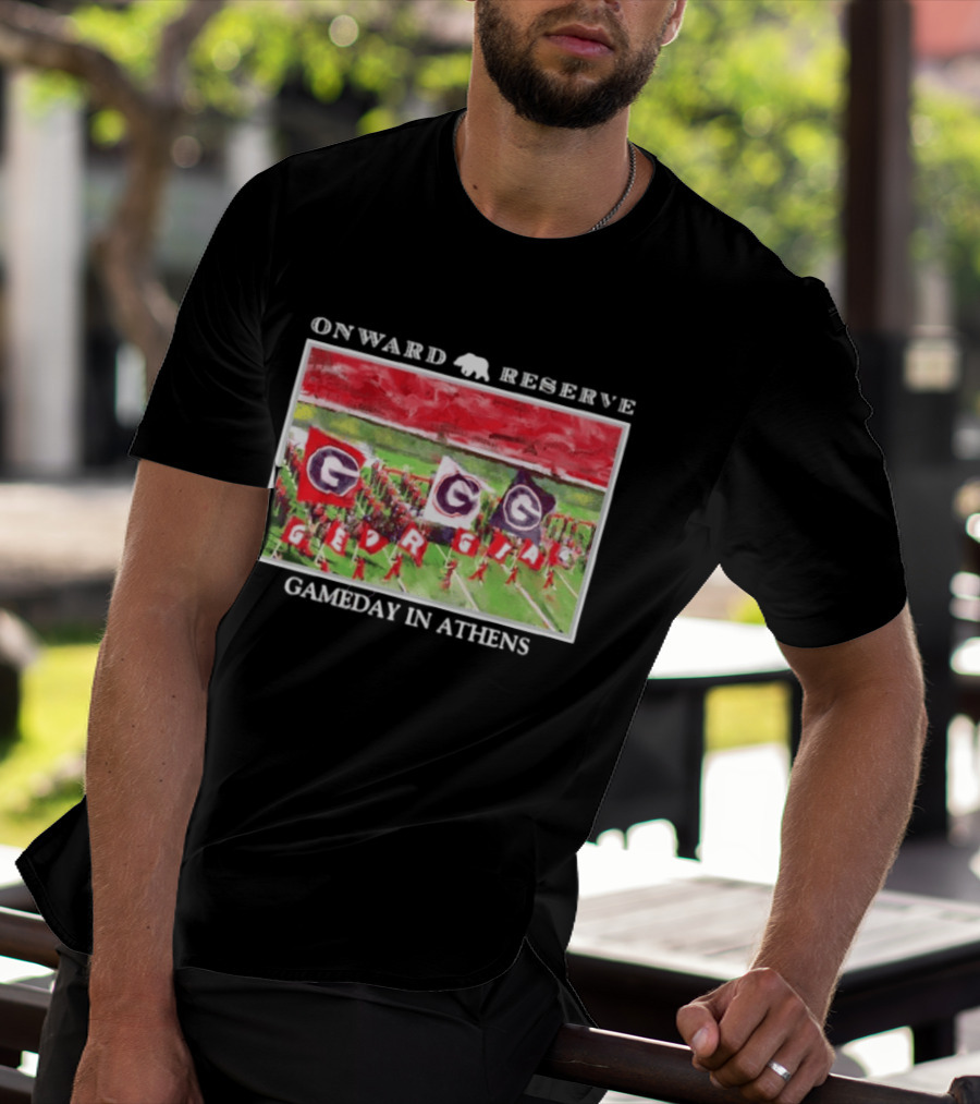 Onward Reserve Georgia Bulldogs Gameday In Athens T-Shirt