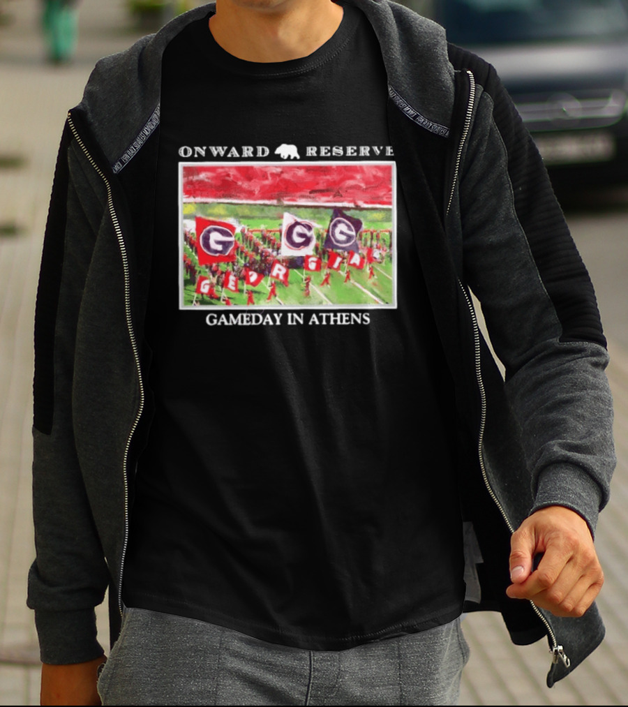 Onward Reserve Georgia Bulldogs Gameday In Athens T-Shirt
