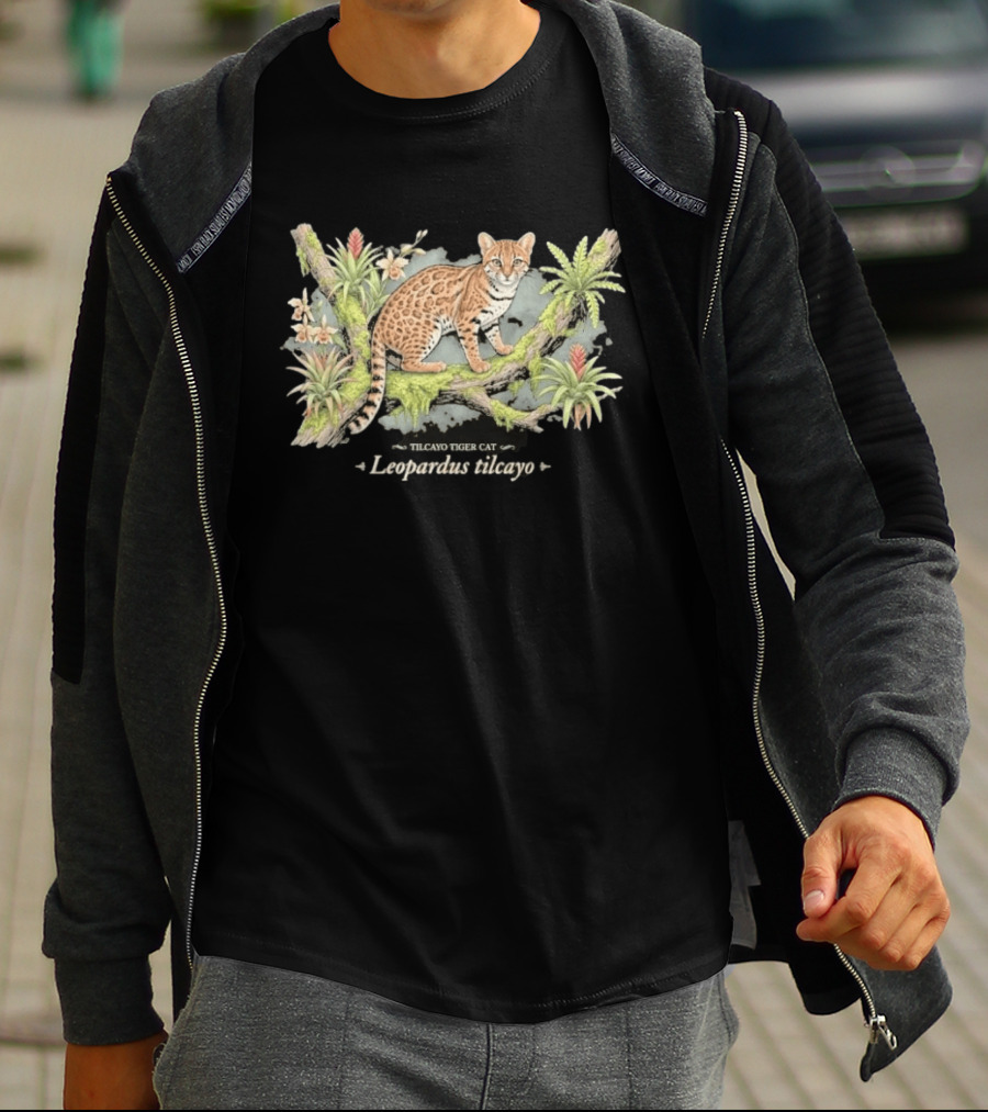 Tilcayo Tiger Cat Leopardus Tilcayo T-Shirt