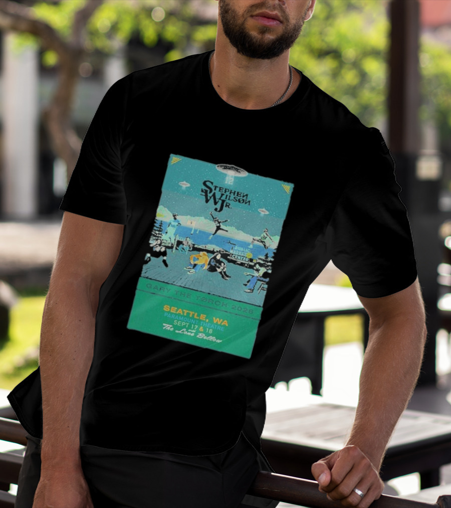 Stephen Wilson Jr Carry The Torch 2026 Seattle Paramount Theatre Event September 17 18 Public Market Center Seattle WA T-Shirt