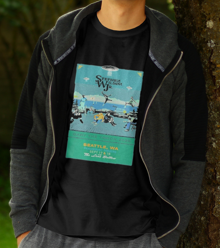 Stephen Wilson Jr Carry The Torch 2026 Seattle Paramount Theatre Event September 17 18 Public Market Center Seattle WA T-Shirt