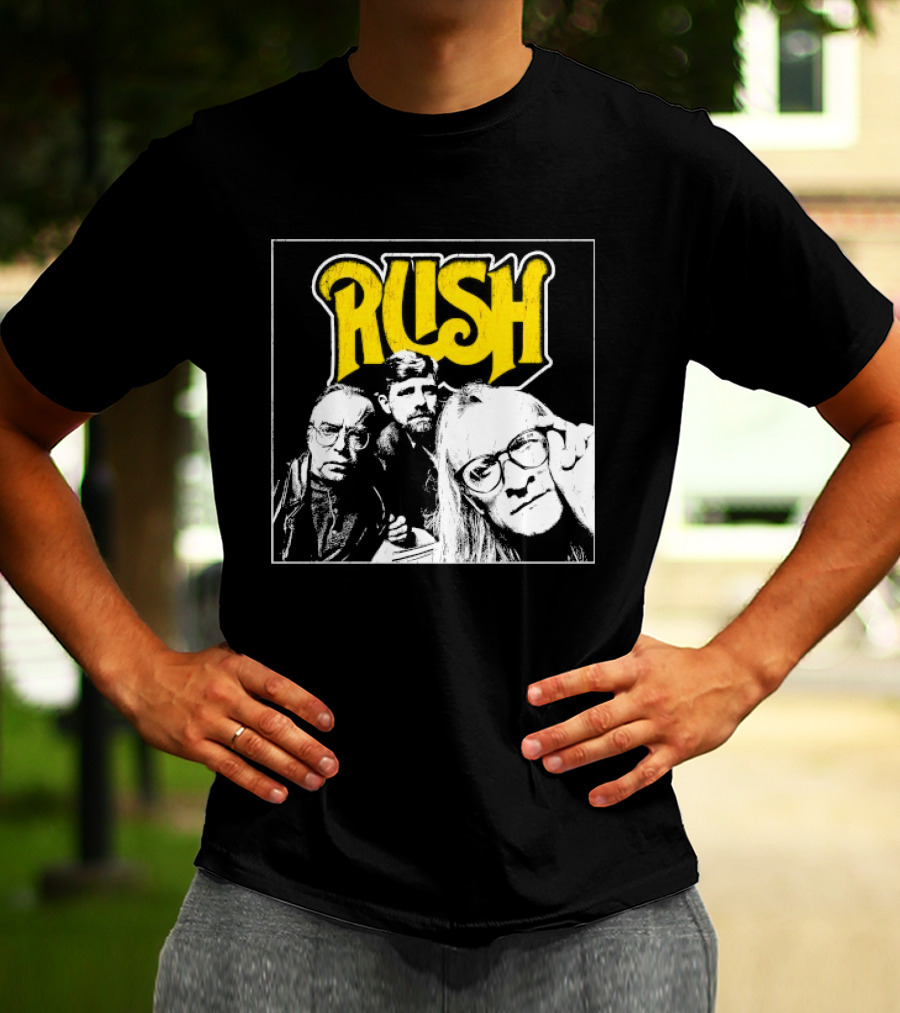 Rush Lone Gunmen Yellow T-Shirt